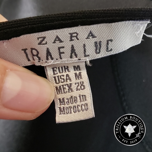 ZARA TRAFALUC Women's Zipper Mini Dress, Medium - Picture 4 of 4